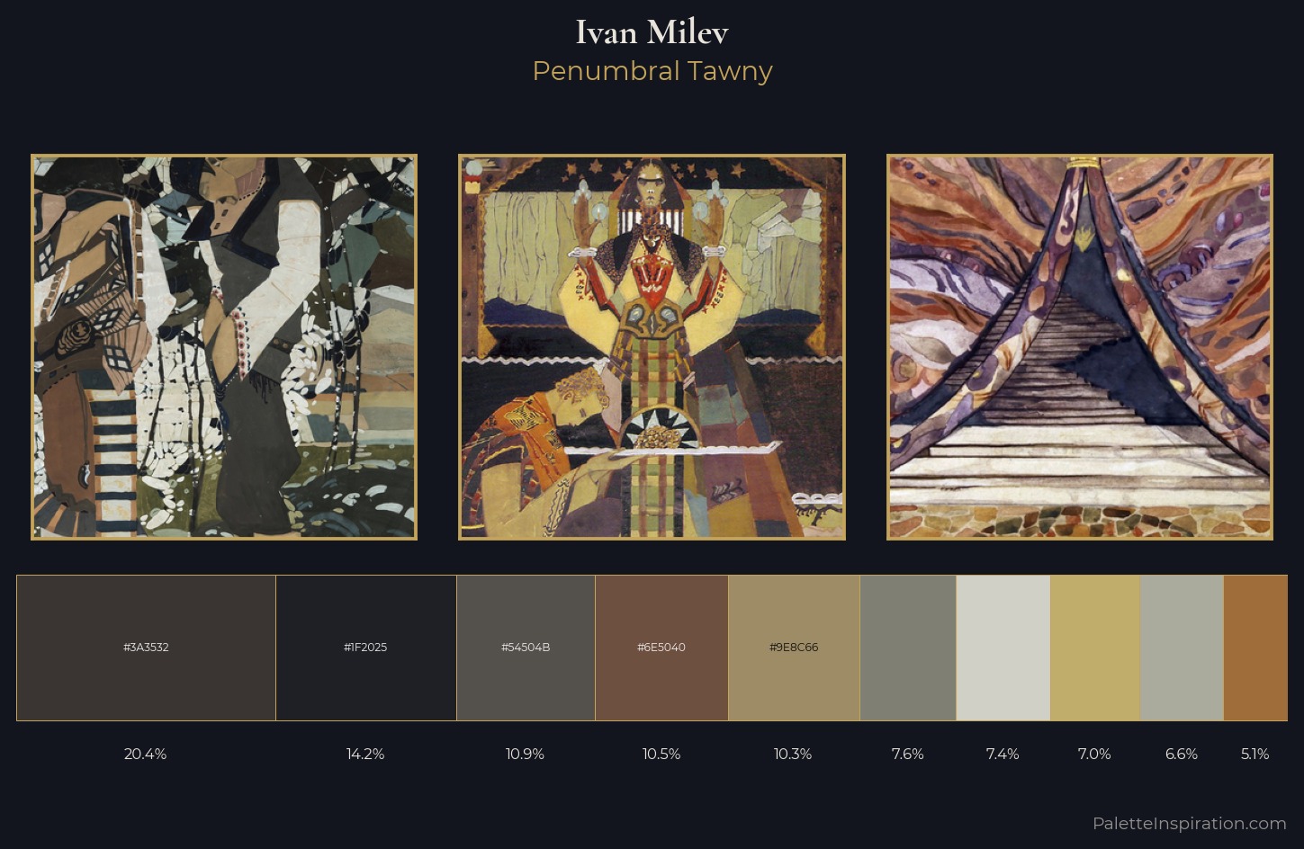 Ivan Milev Palette 2 — Penumbral Tawny