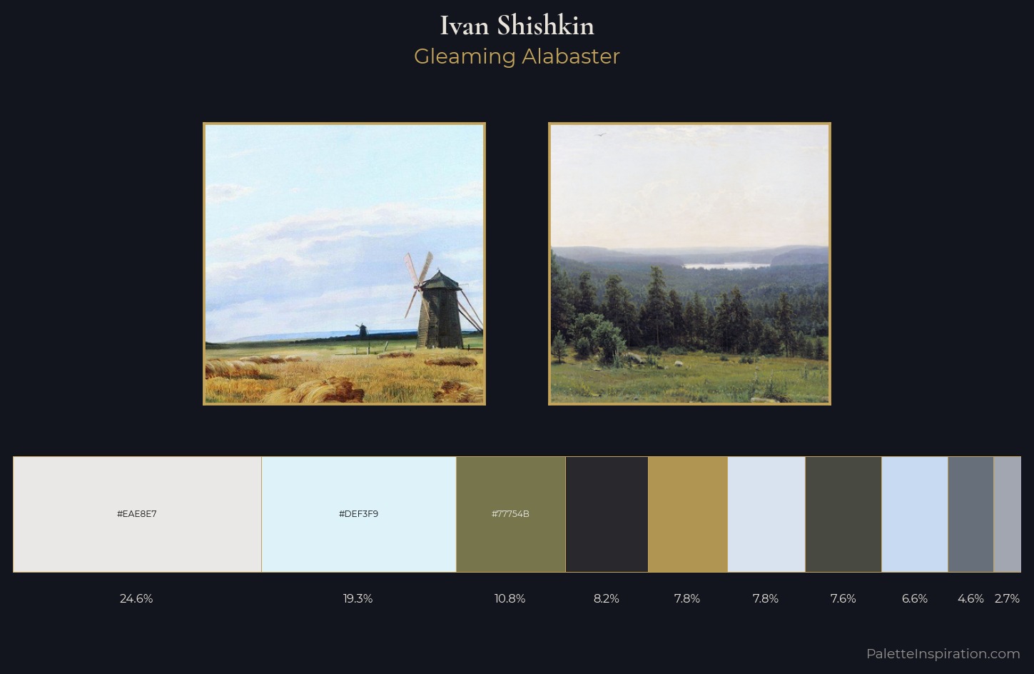 Ivan Shishkin Palette 1 — Gleaming Alabaster