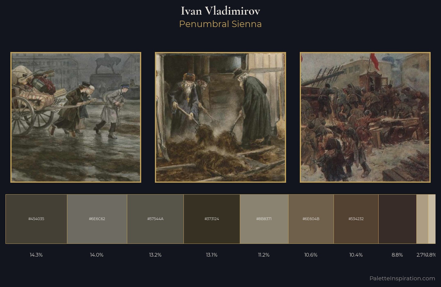 Ivan Vladimirov Palette 8 — Penumbral Sienna