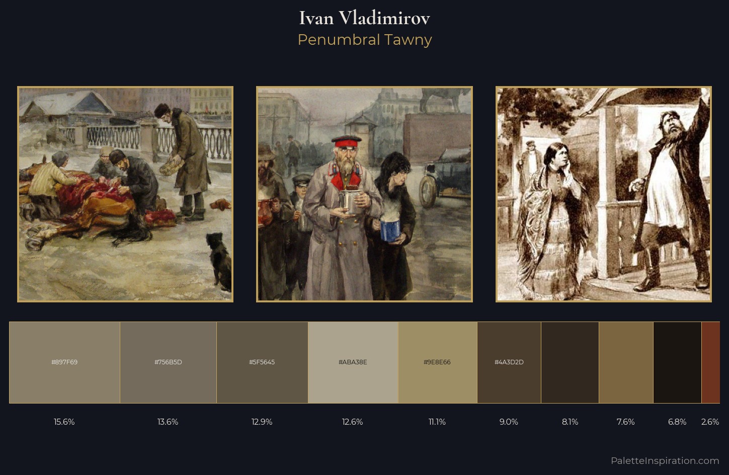 Ivan Vladimirov Palette 9 — Penumbral Tawny