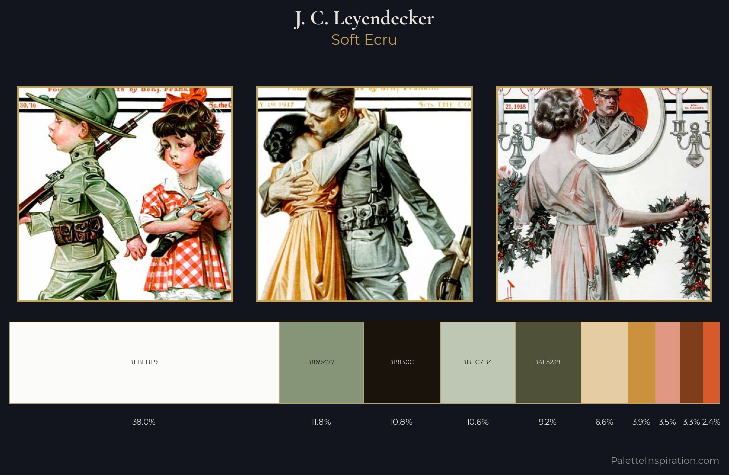 J. C. Leyendecker Palette 2 — Soft Ecru