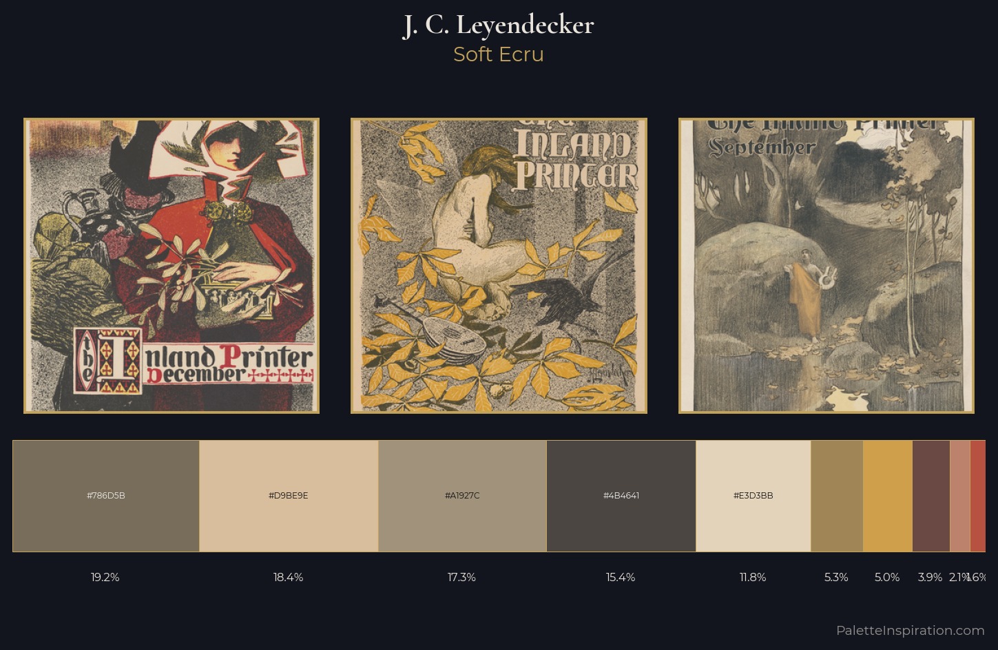 J. C. Leyendecker Palette 3 — Soft Ecru