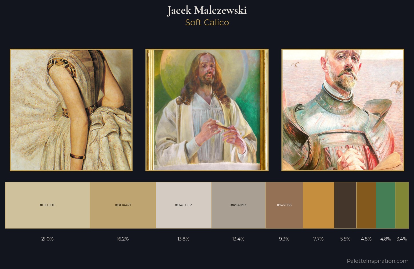 Jacek Malczewski Palette 3 — Soft Calico