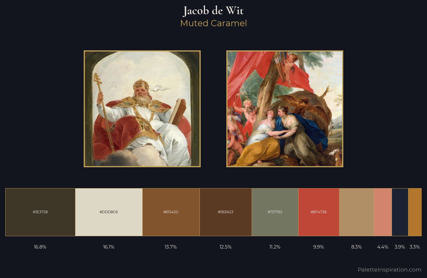 Jacob de Wit Palette 2 — Muted Caramel