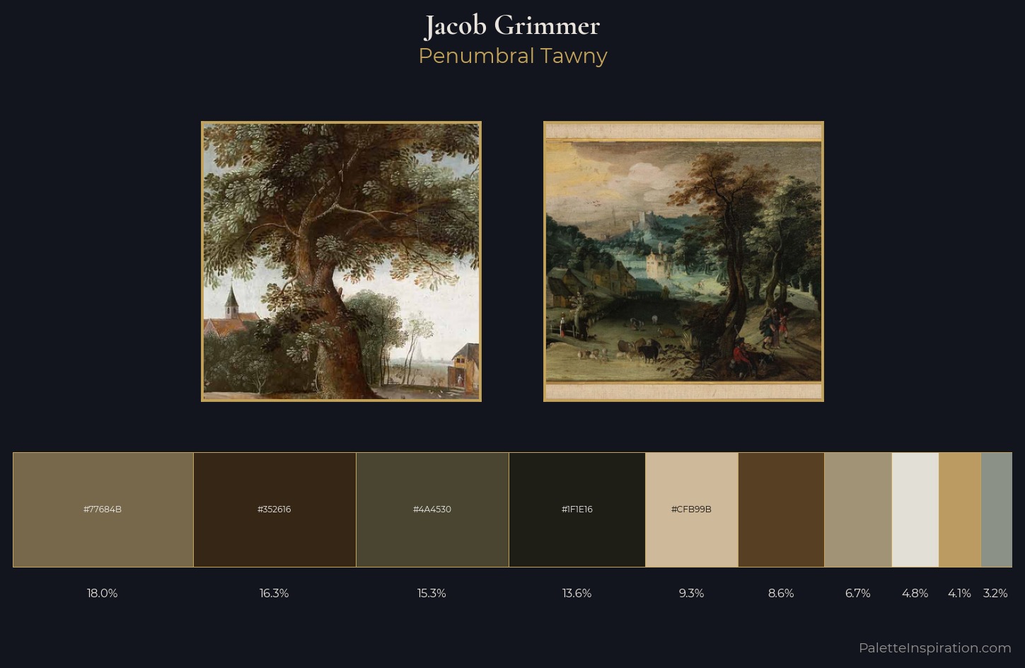 Jacob Grimmer Palette 2 — Penumbral Tawny