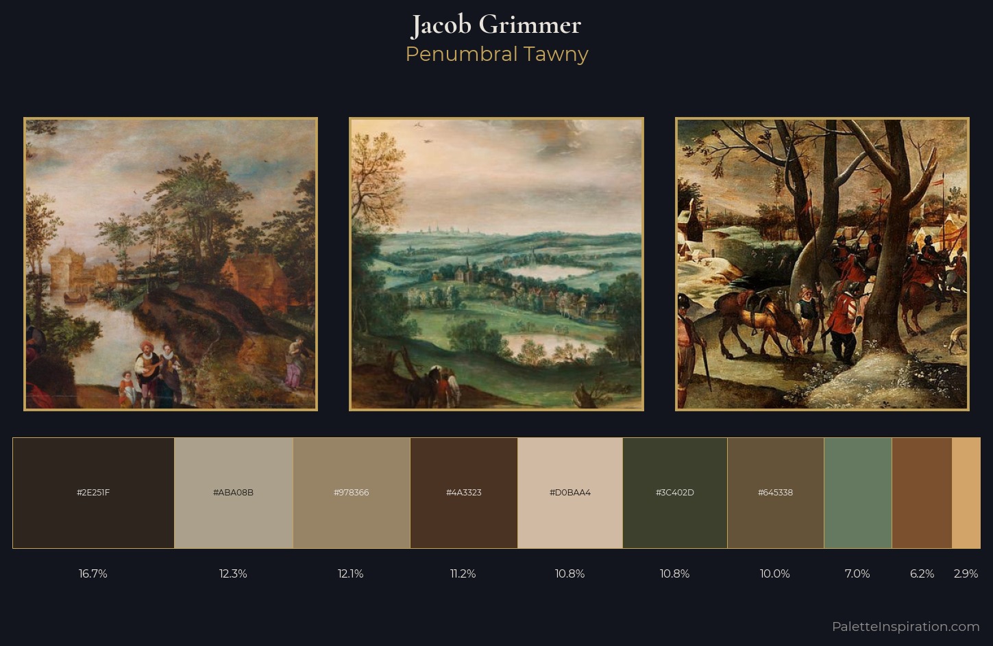 Jacob Grimmer Palette 3 — Penumbral Tawny