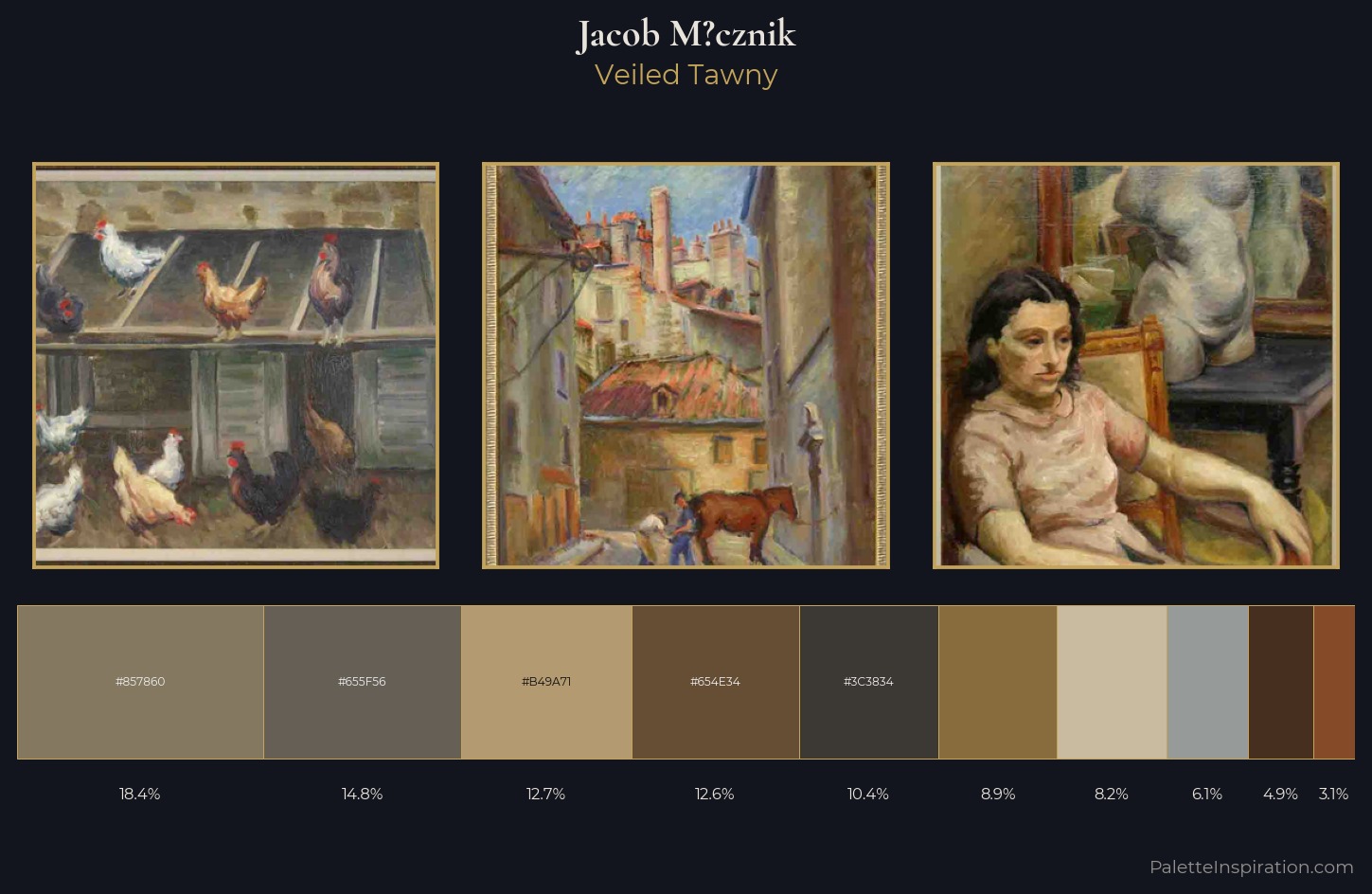 Jacob Mącznik Palette 4 — Veiled Tawny
