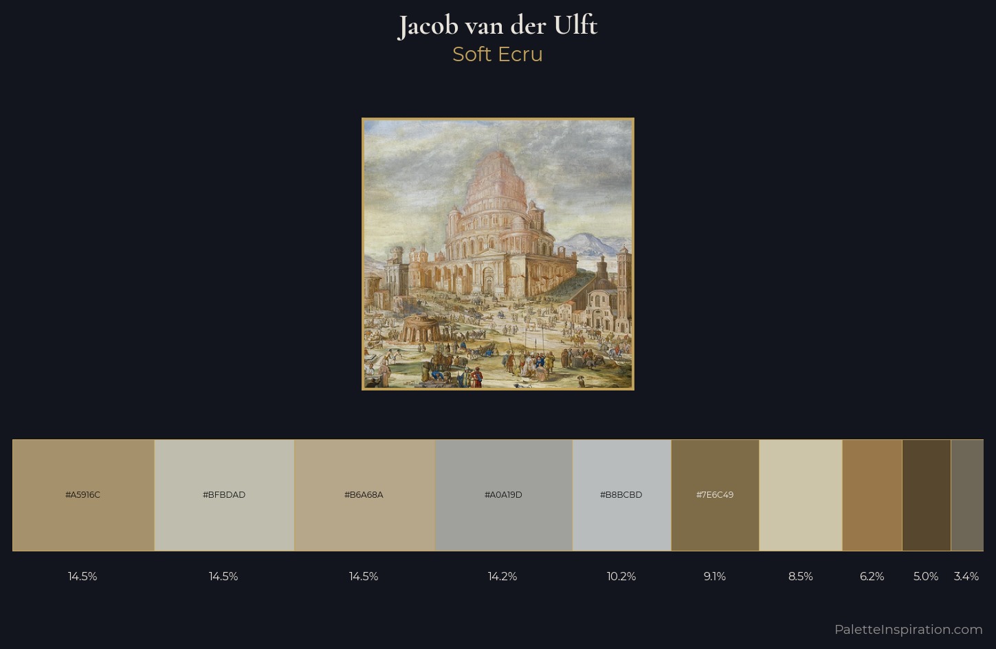 Jacob van der Ulft Palette 1 — Soft Ecru