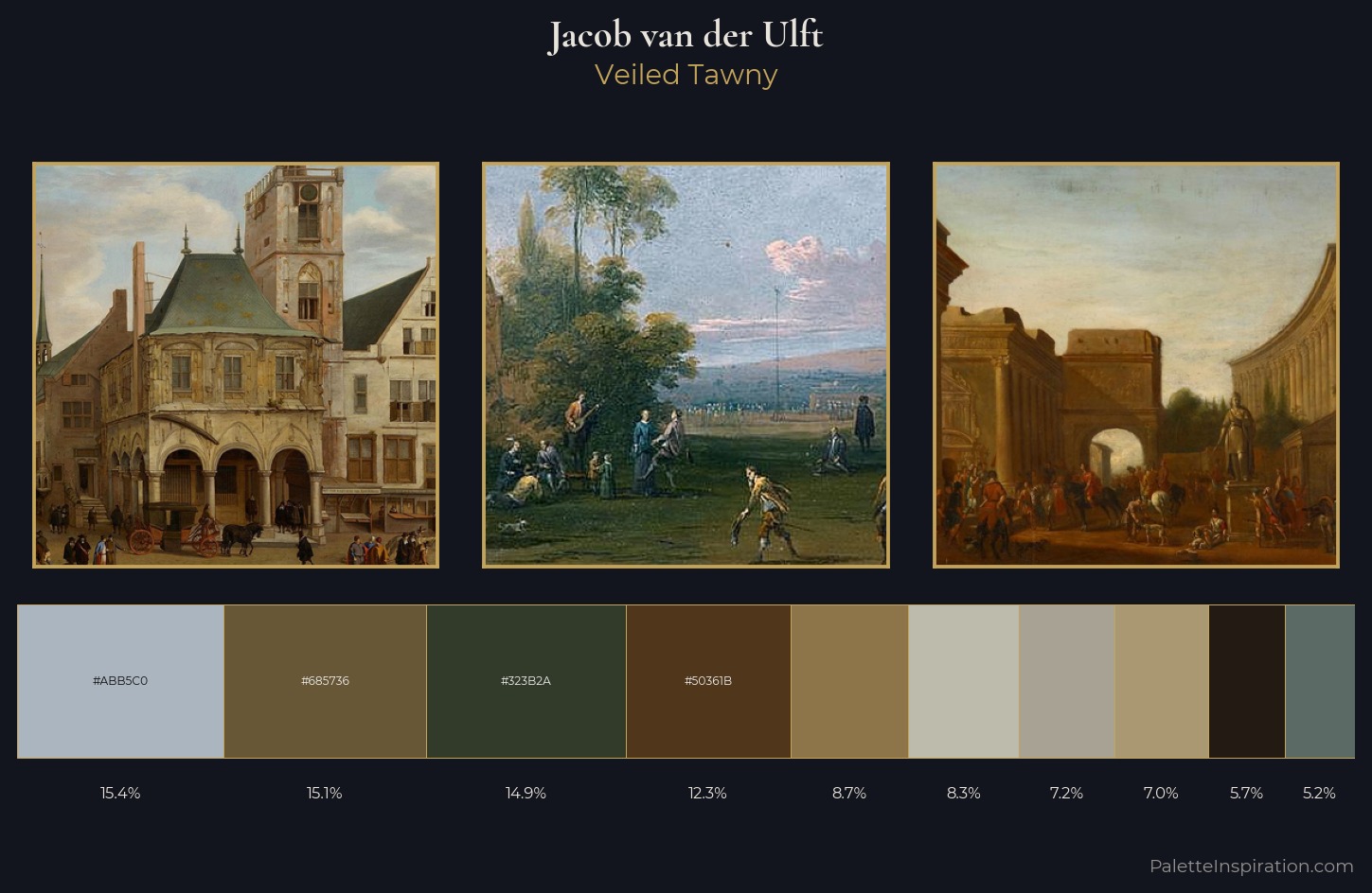 Jacob van der Ulft Palette 4 — Veiled Tawny