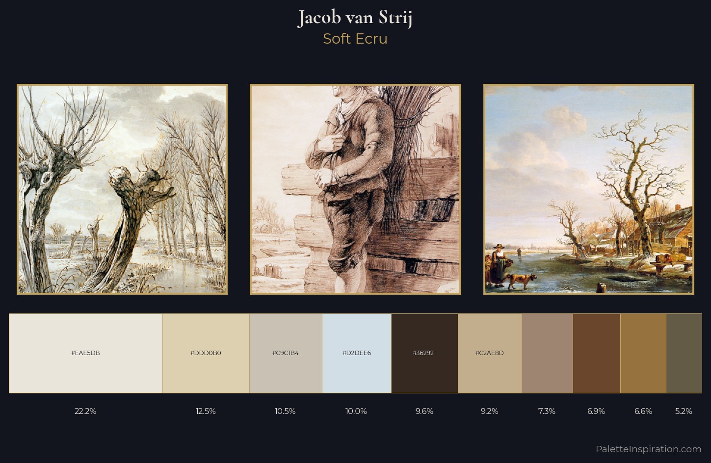 Jacob van Strij Palette 2 — Soft Ecru