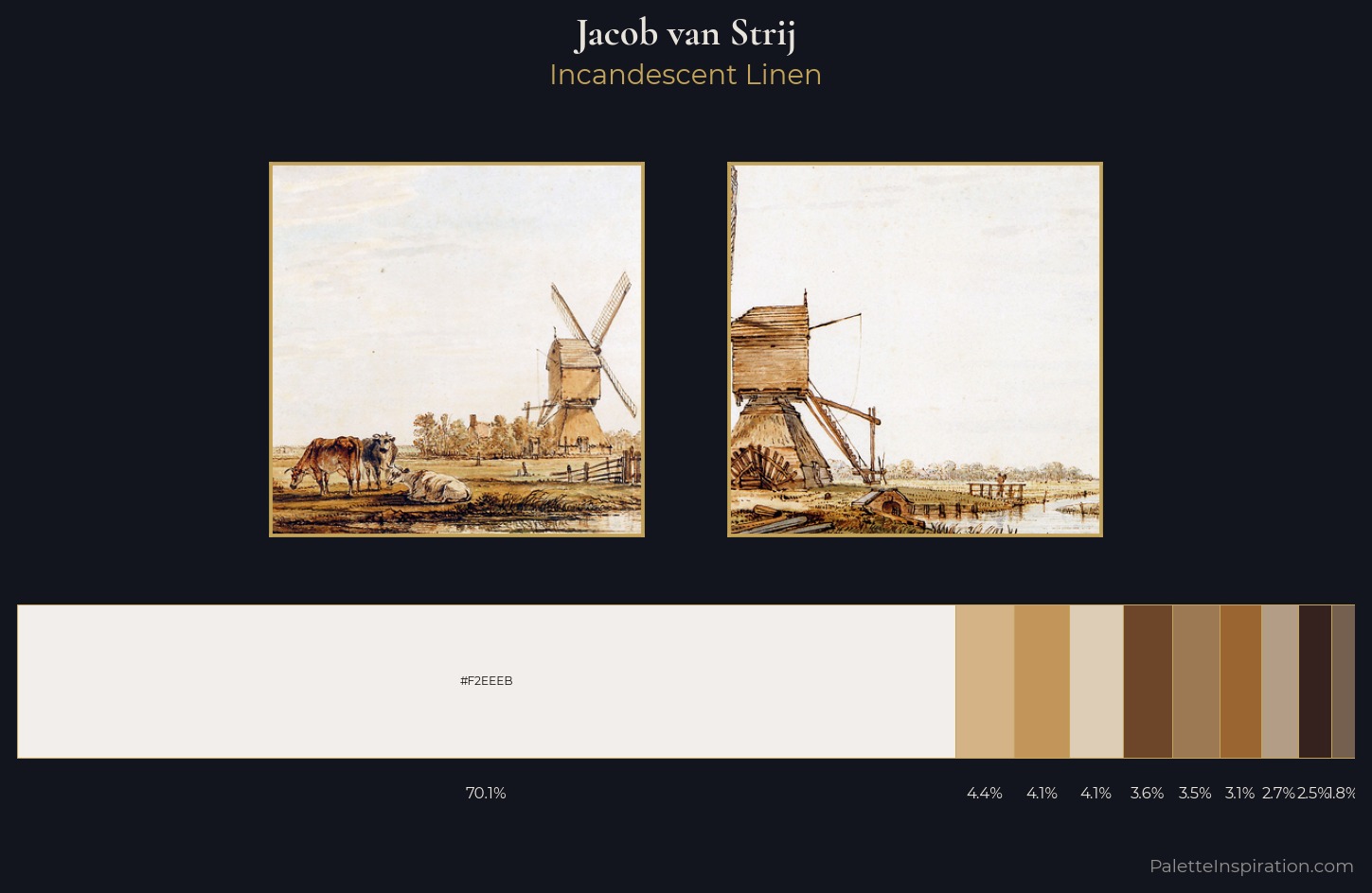 Jacob van Strij Palette 4 — Incandescent Linen