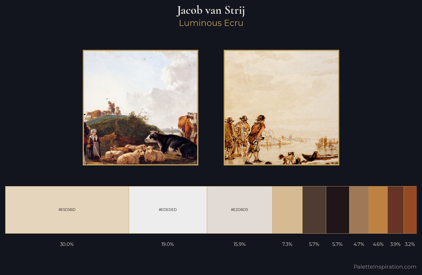 Jacob van Strij Palette 6 — Luminous Ecru