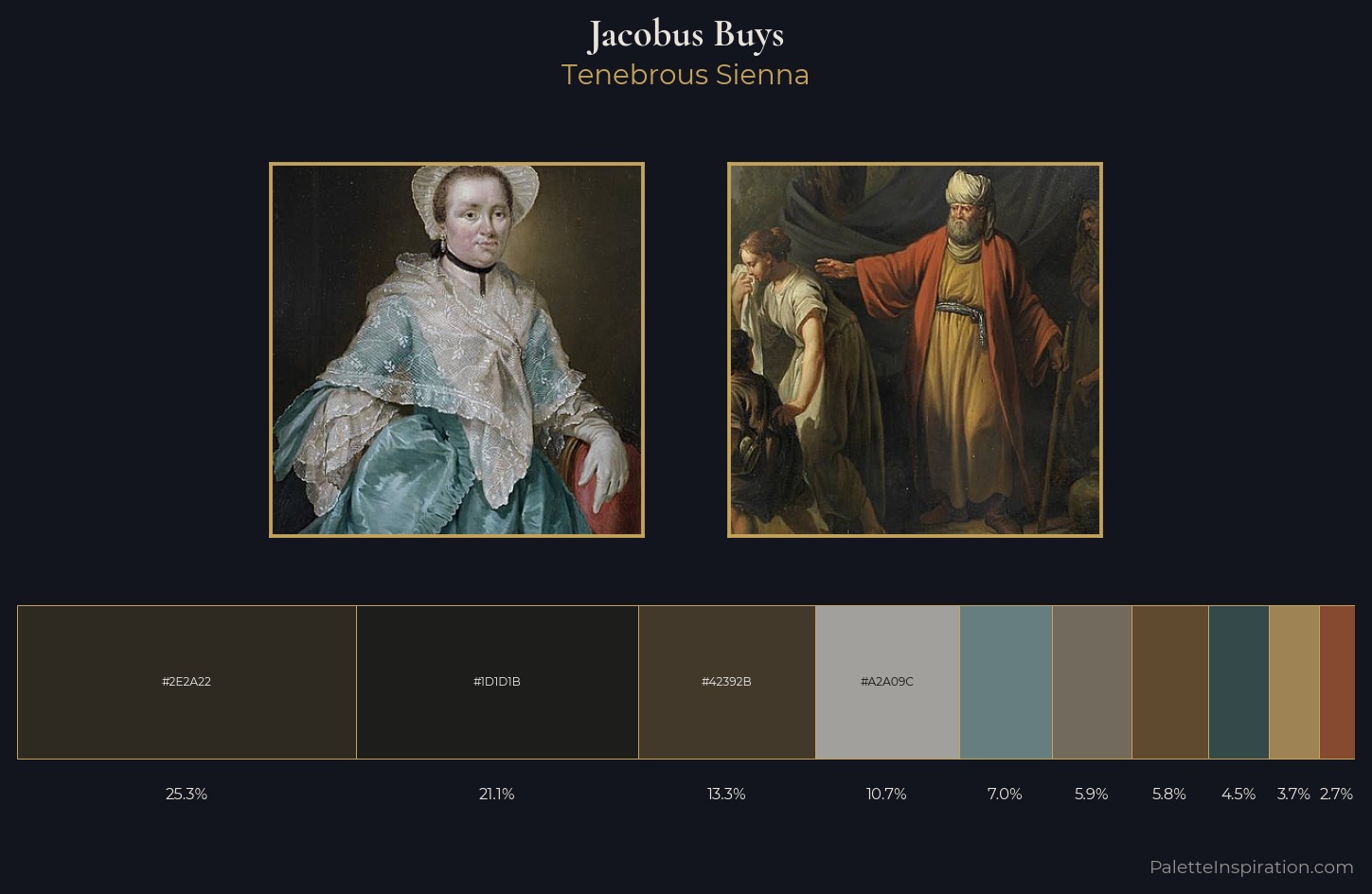 Jacobus Buys Palette 2 — Tenebrous Sienna