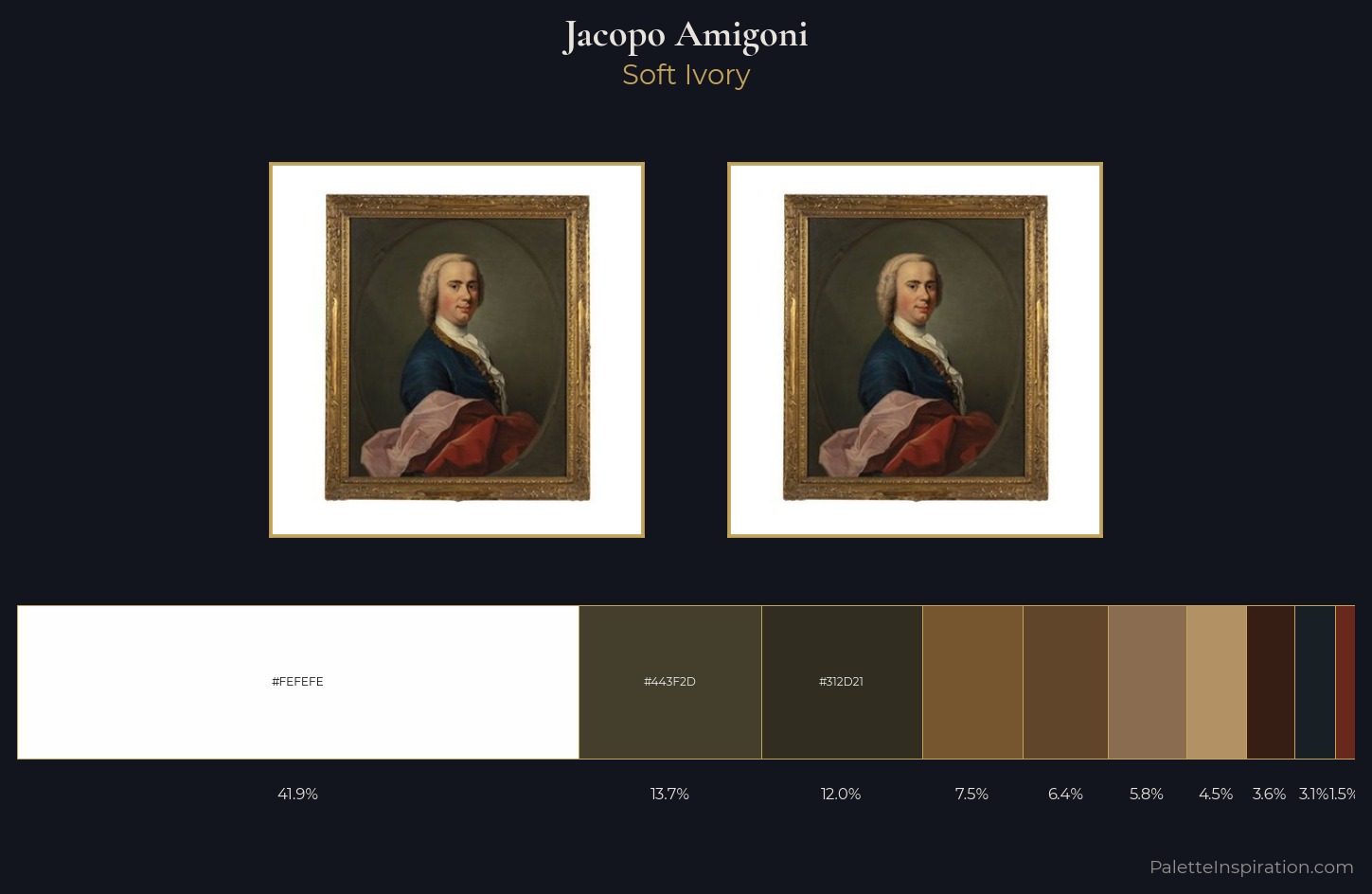 Jacopo Amigoni Palette 7 — Soft Ivory