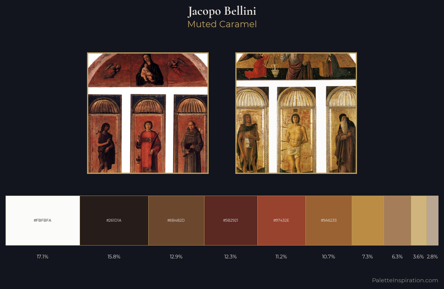 Jacopo Bellini Palette 2 — Muted Caramel