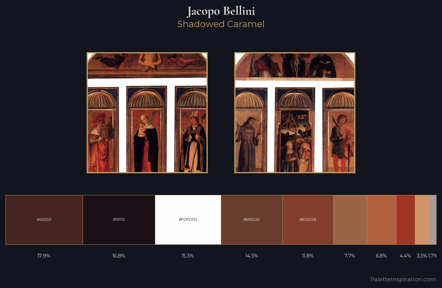Jacopo Bellini Palette 5 — Shadowed Caramel