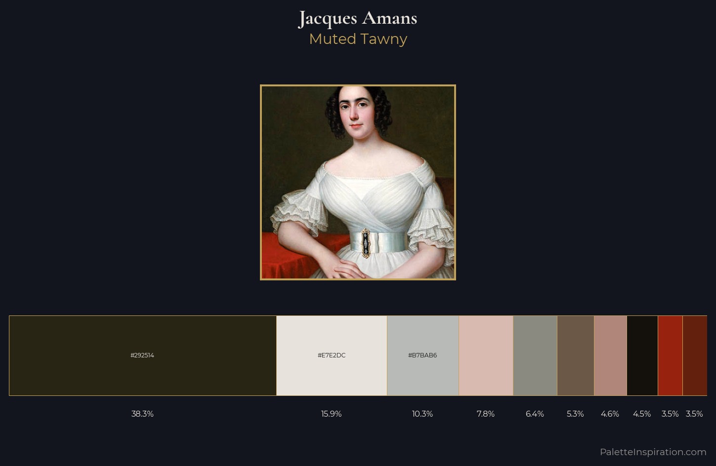 Jacques Amans Palette 1 — Muted Tawny