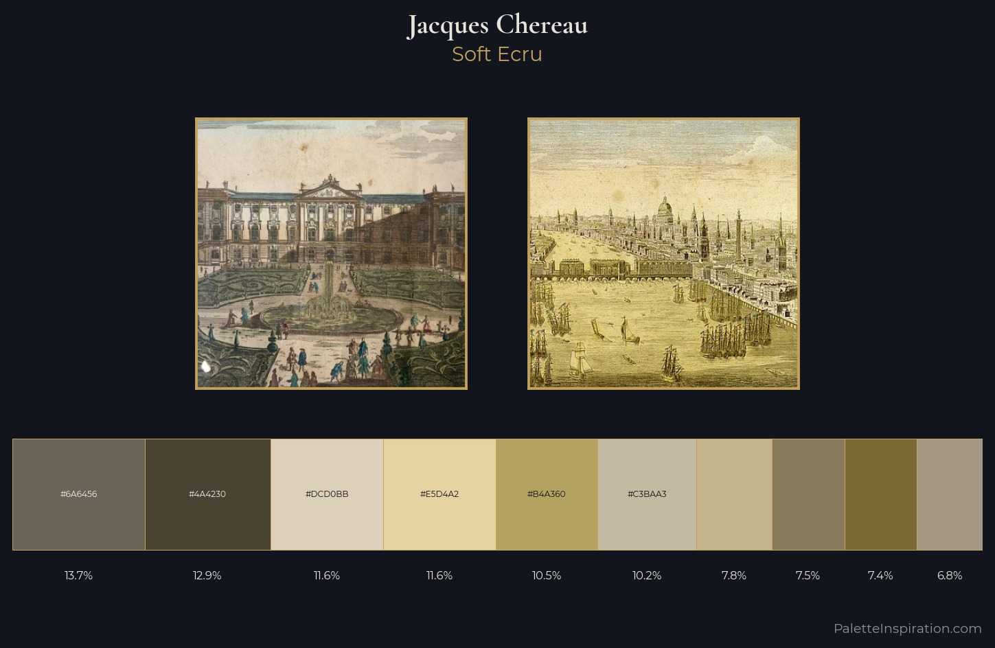 Jacques Chereau Palette 1 — Soft Ecru