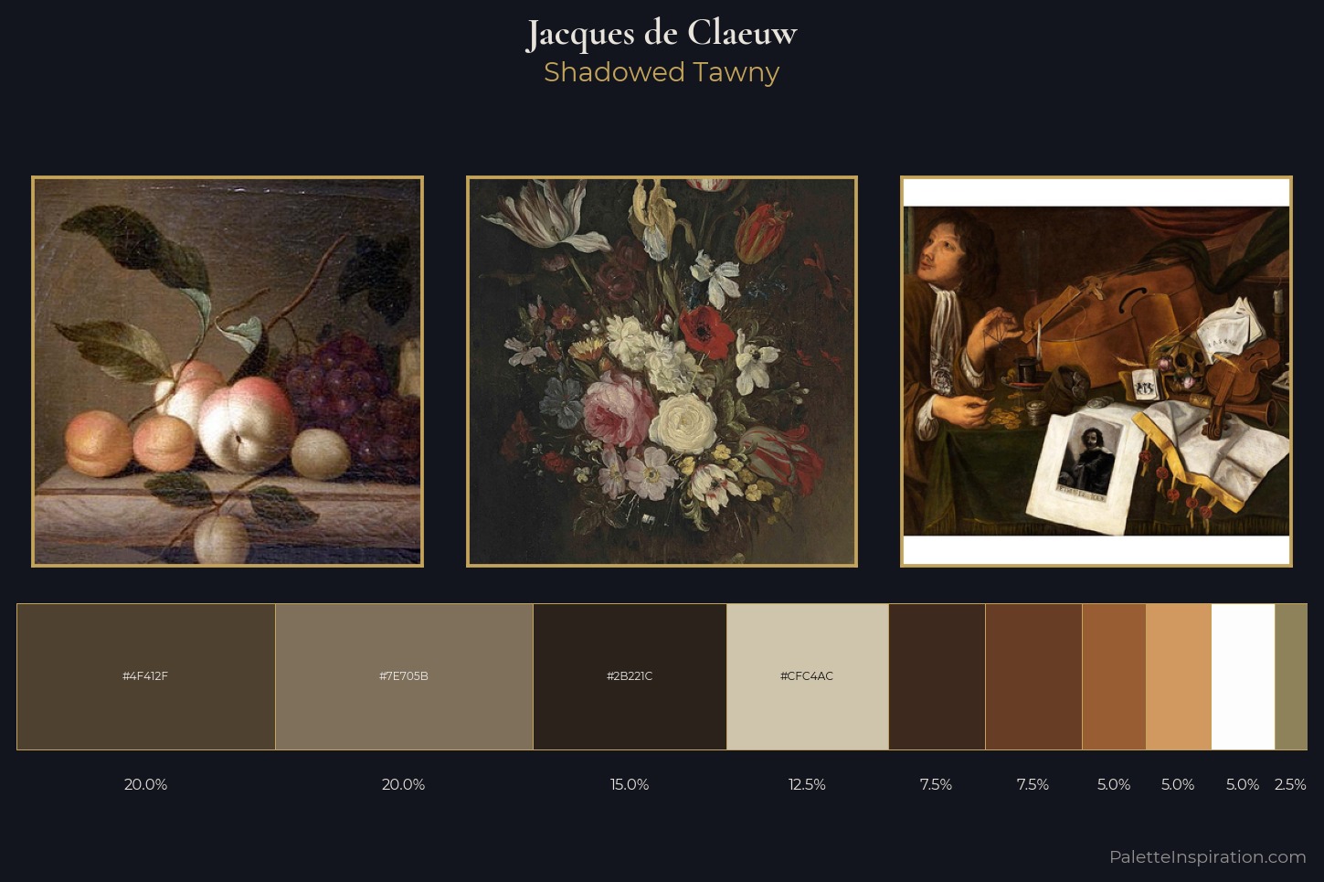 Jacques de Claeuw Master Palette — Shadowed Tawny