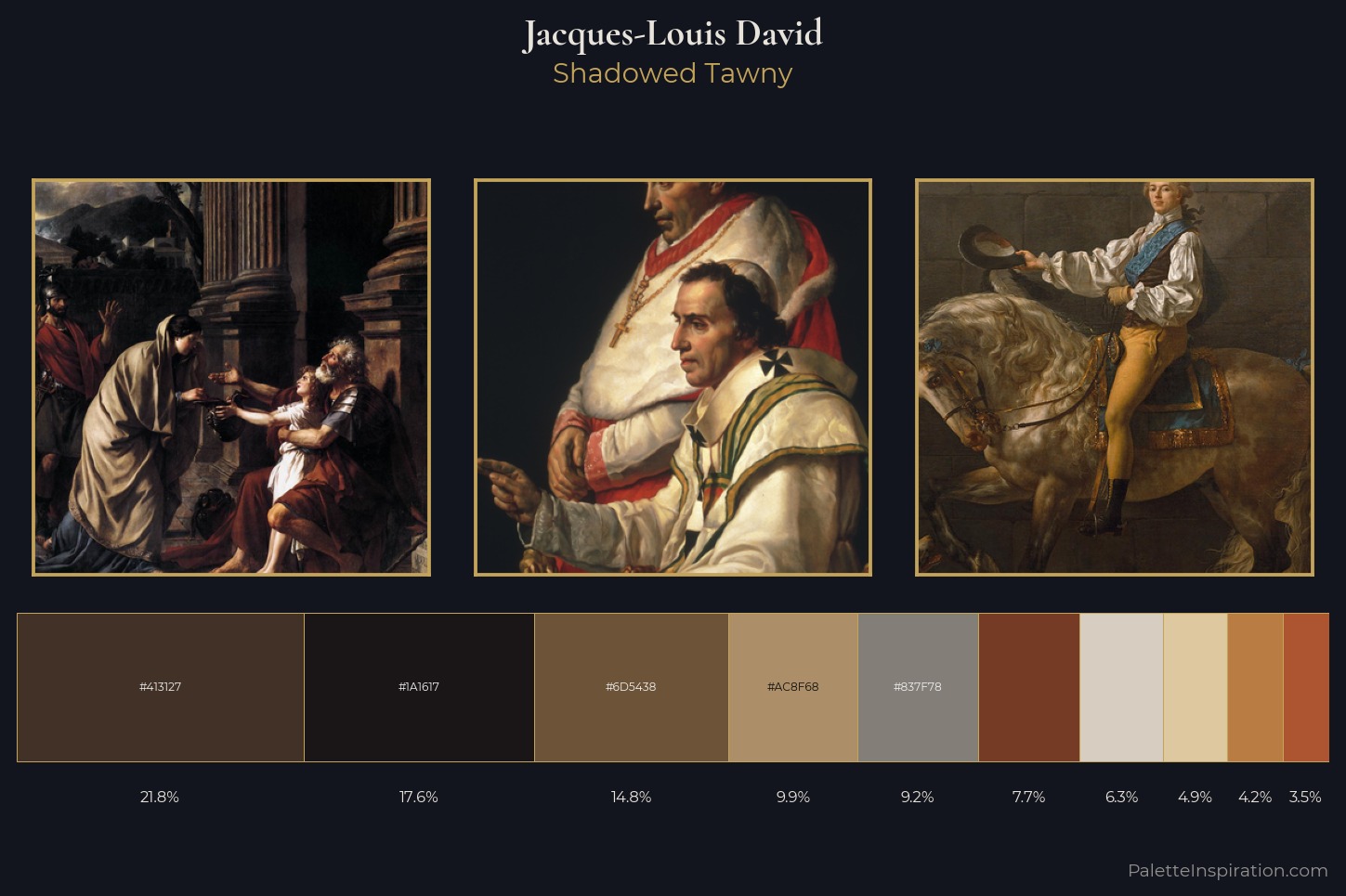 Jacques-Louis David Master Palette