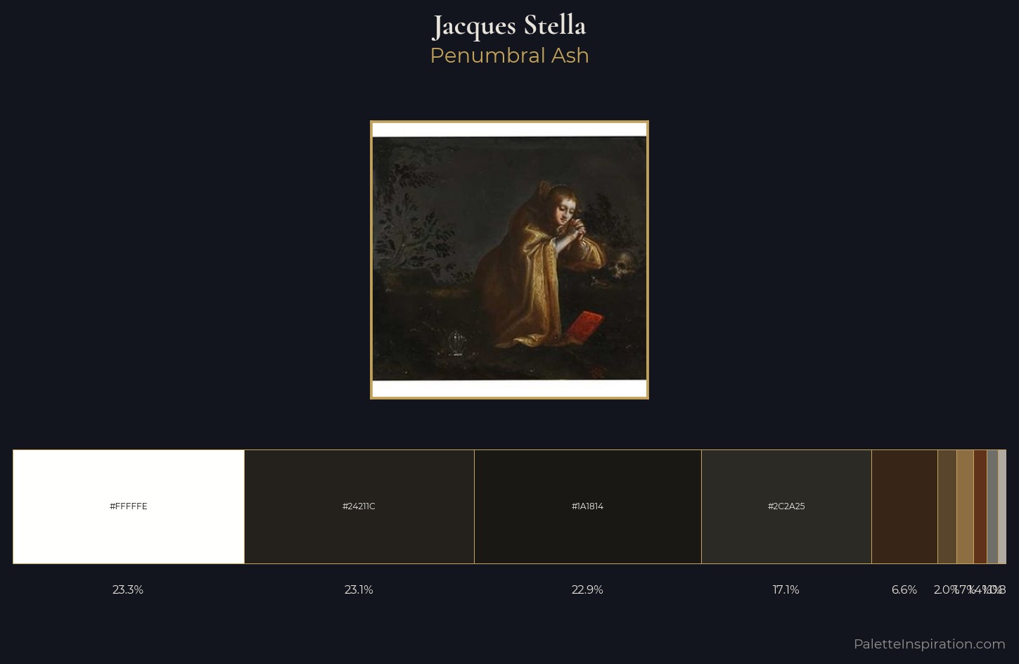 Jacques Stella Palette 7 — Penumbral Ash