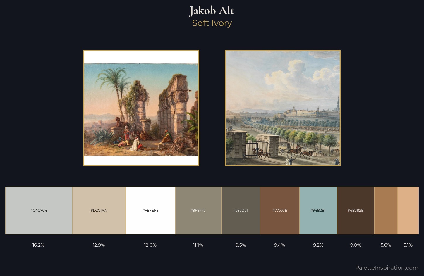 Jakob Alt Palette 1 — Soft Ivory