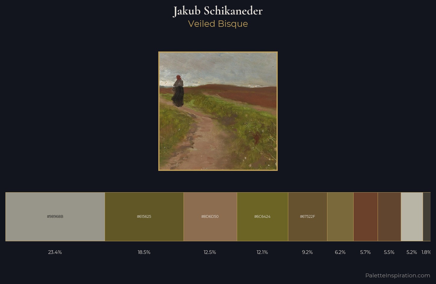 Jakub Schikaneder Palette 3 — Veiled Bisque