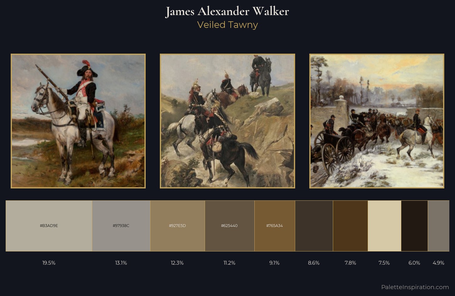 James Alexander Walker Palette 4 — Veiled Tawny