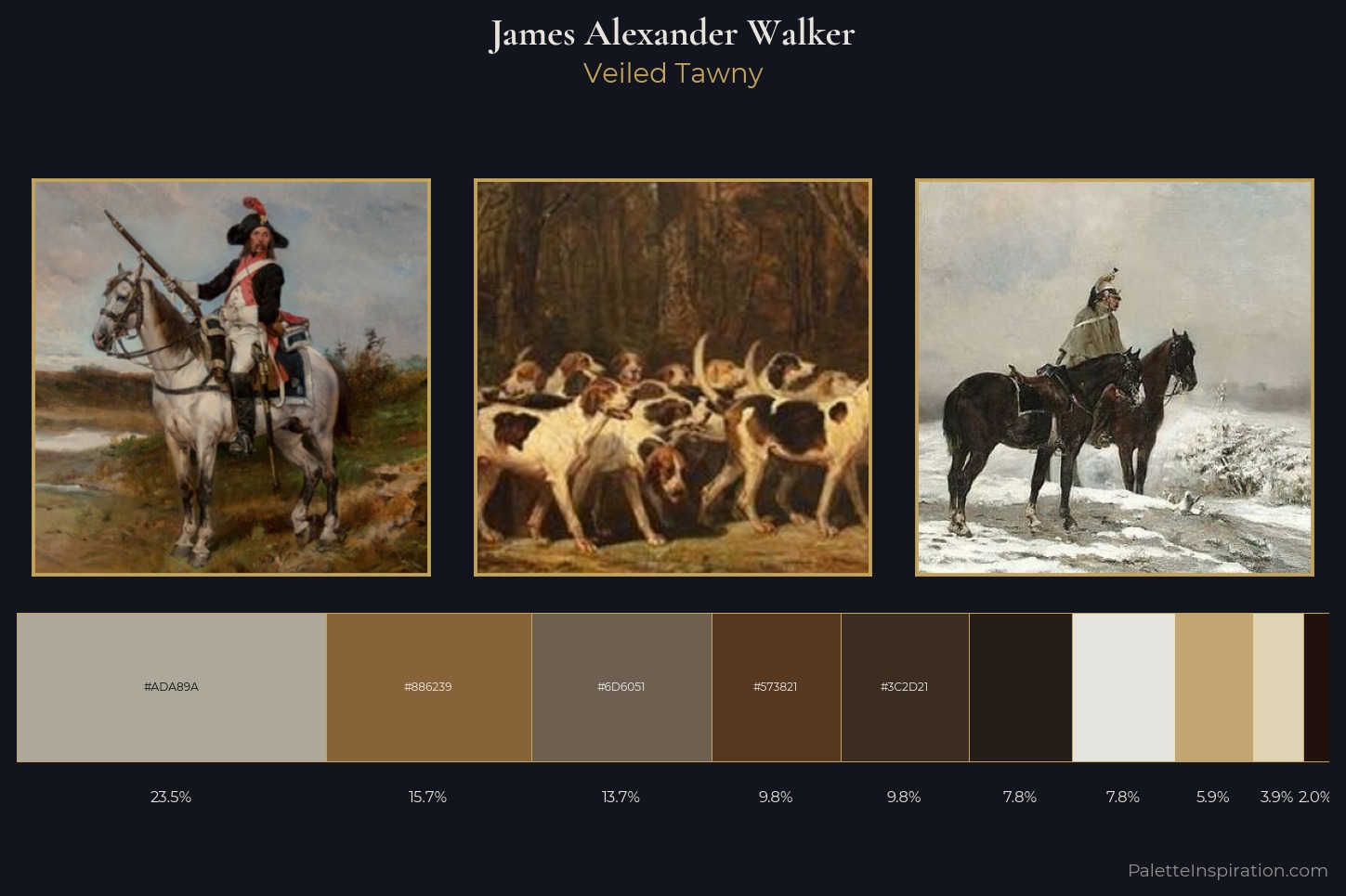 James Alexander Walker Master Palette — Veiled Tawny
