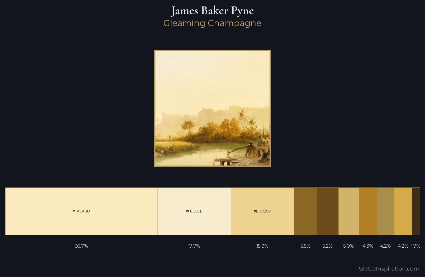 James Baker Pyne Palette 2 — Gleaming Champagne