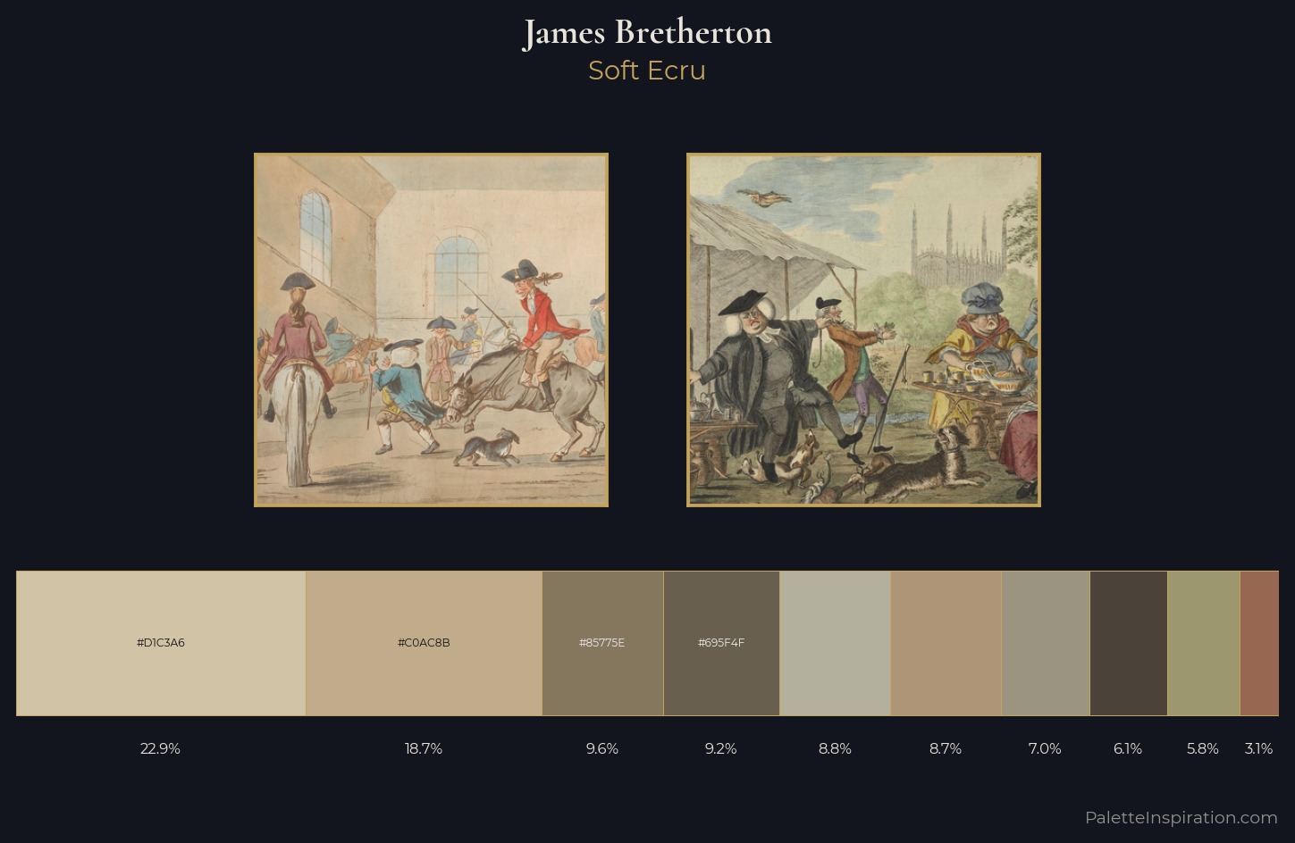 James Bretherton Palette 1 — Soft Ecru