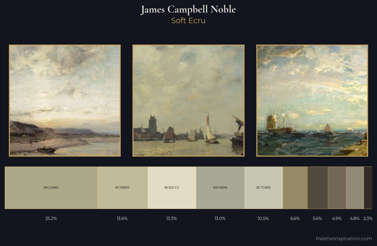 James Campbell Noble Palette 1 — Soft Ecru