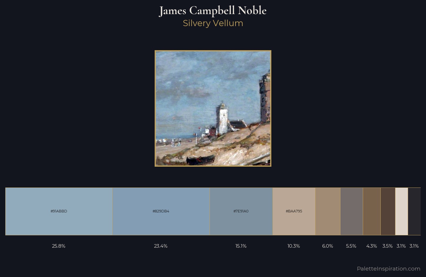James Campbell Noble Palette 2 — Silvery Whisper