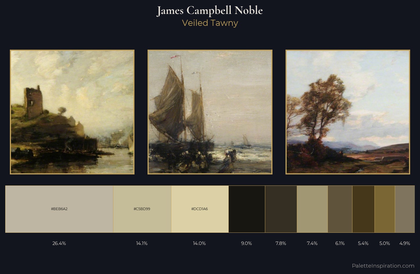 James Campbell Noble Palette 4 — Veiled Tawny