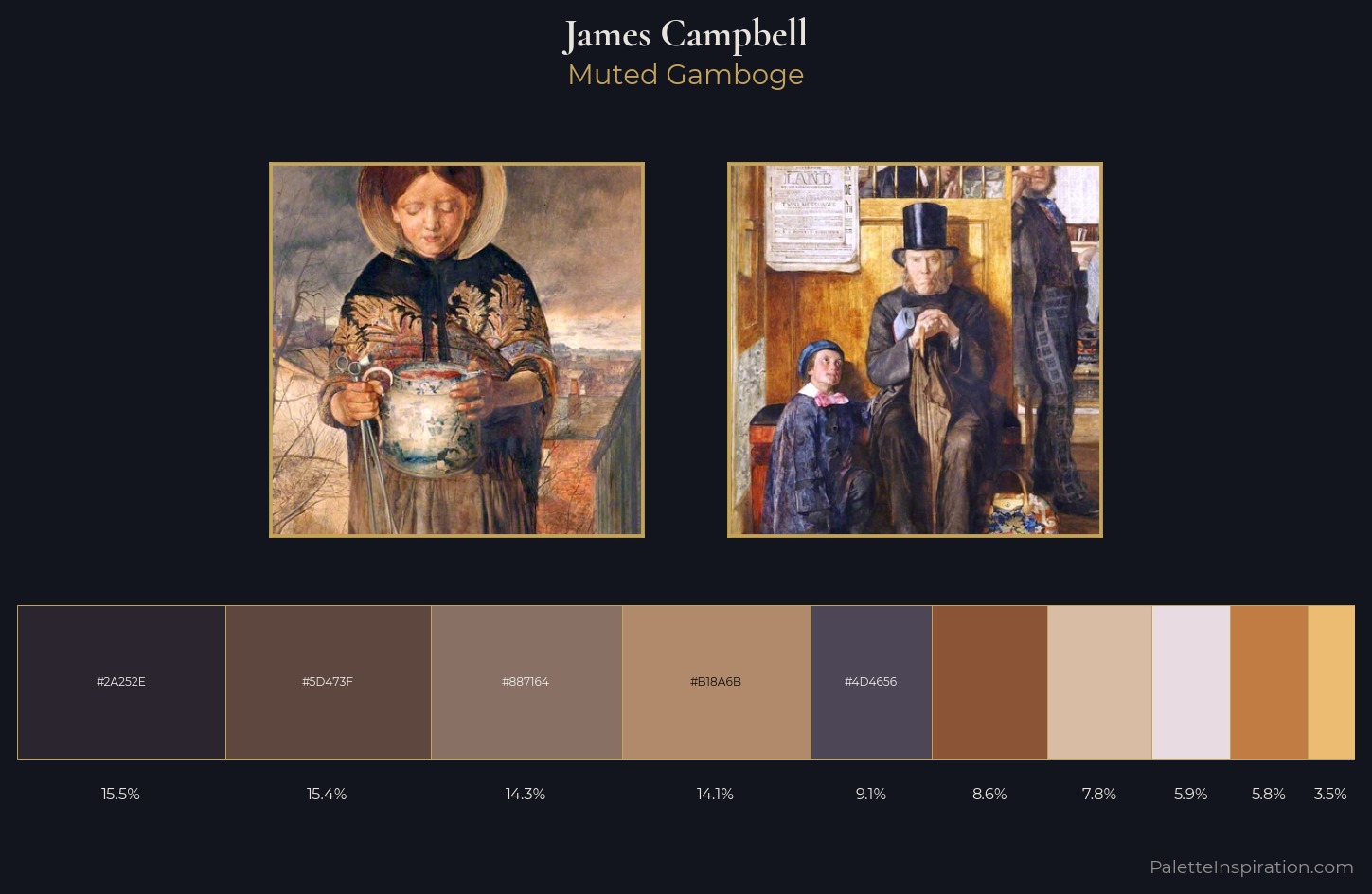 James Campbell Palette 2 — Muted Gamboge