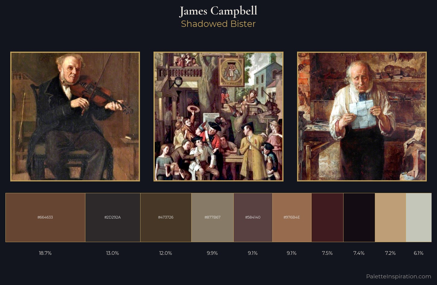 James Campbell Palette 5 — Shadowed Bister