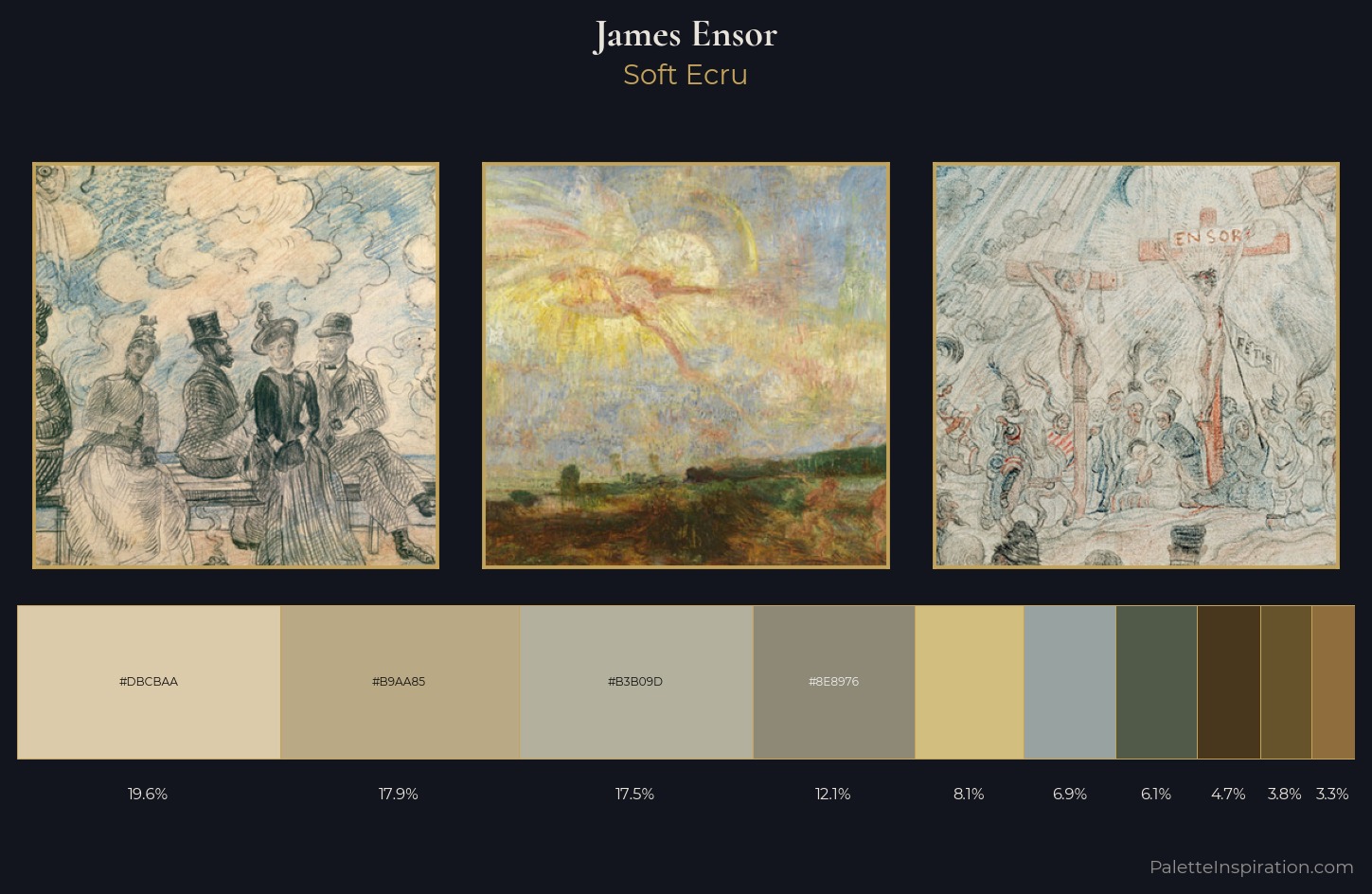 James Ensor Palette 2 — Soft Ecru