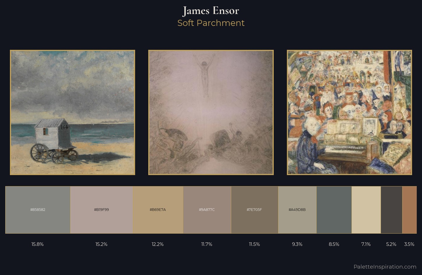 James Ensor Palette 3 — Soft Parchment