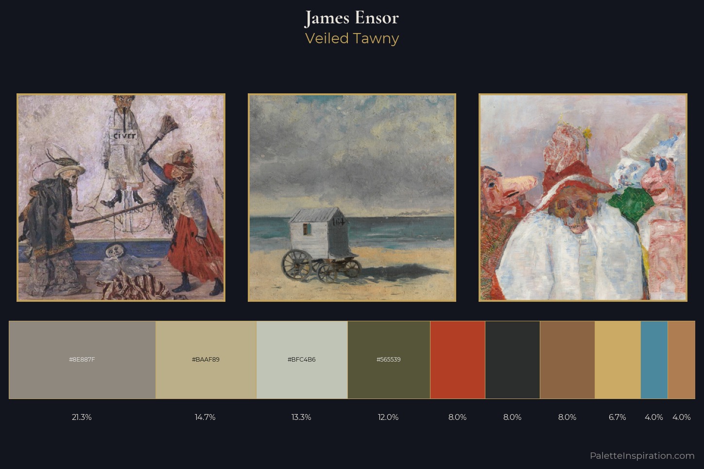 James Ensor Master Palette — Veiled Tawny