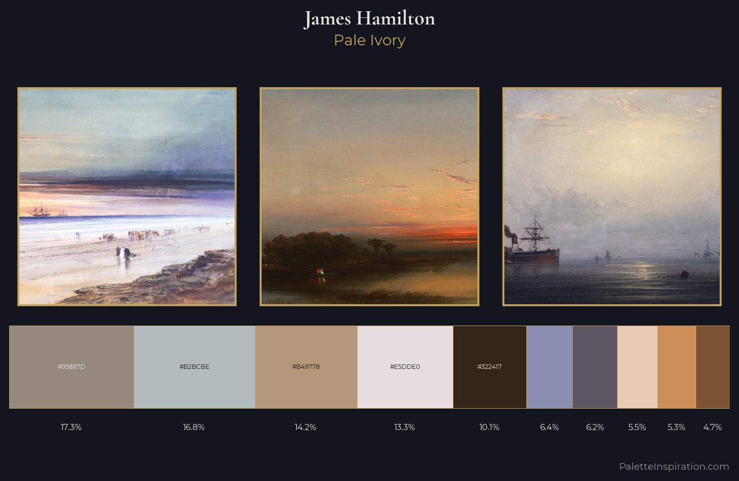James Hamilton Palette 1 — Pale Ivory