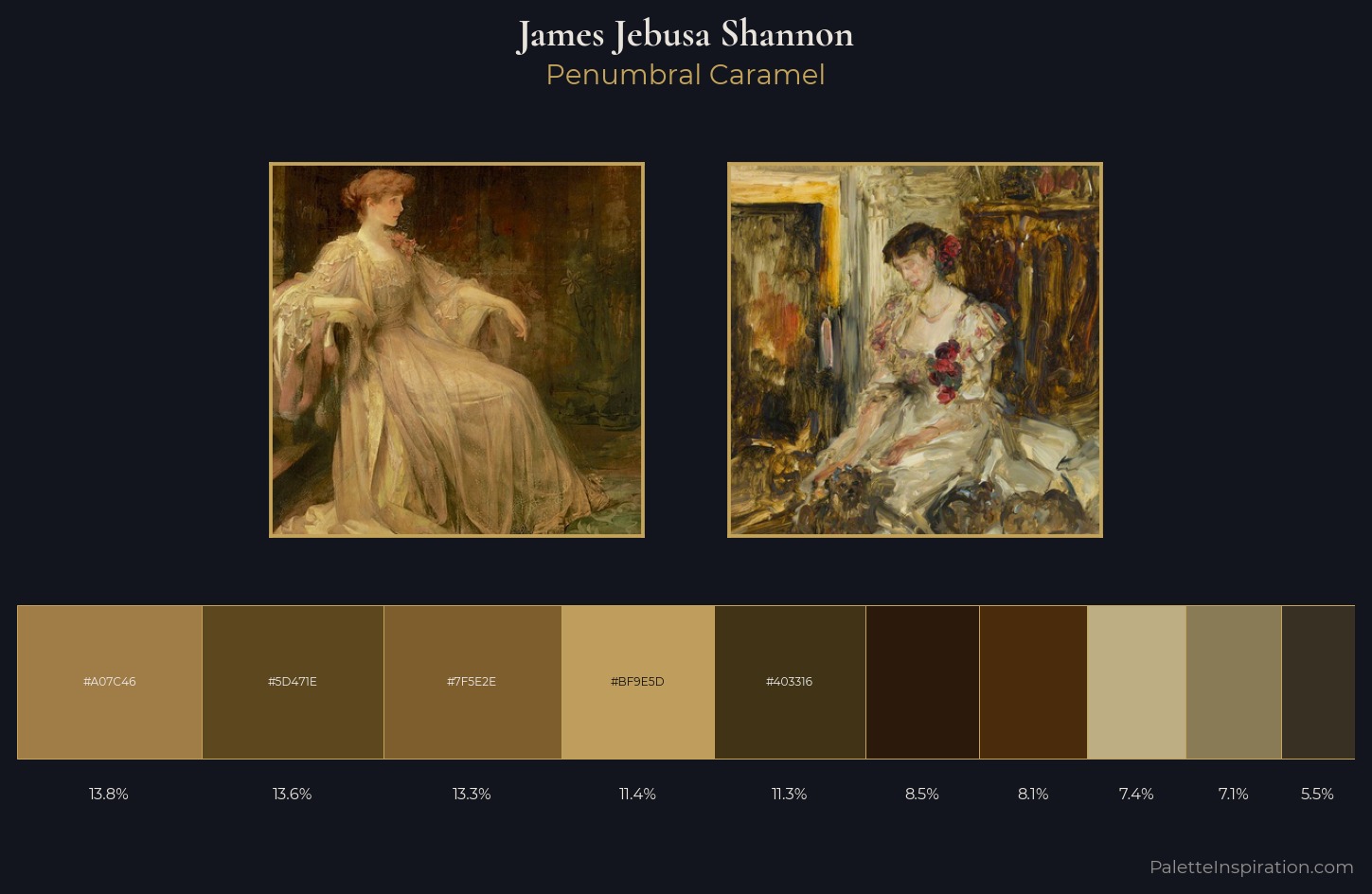 James Jebusa Shannon Palette 4 — Penumbral Caramel
