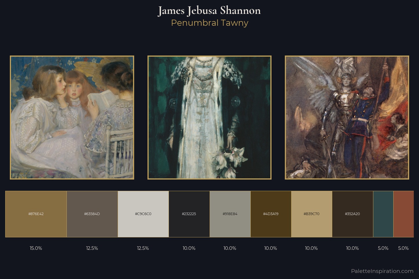James Jebusa Shannon Master Palette — Penumbral Tawny