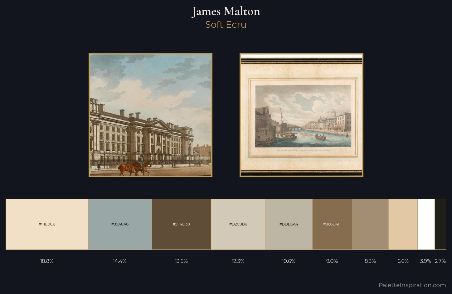 James Malton Palette 1 — Soft Ecru