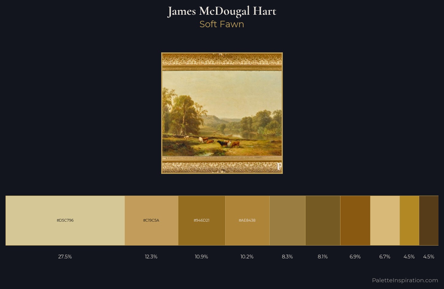 James McDougal Hart Palette 1 — Soft Fawn