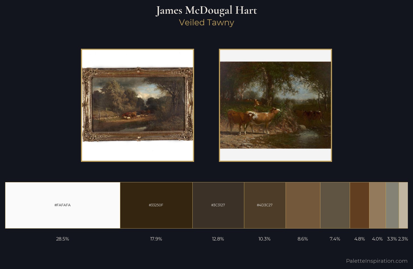 James McDougal Hart Palette 3 — Veiled Tawny
