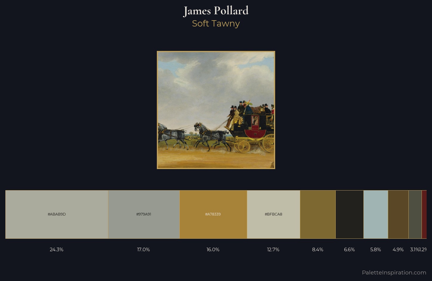 James Pollard Palette 2 — Soft Tawny