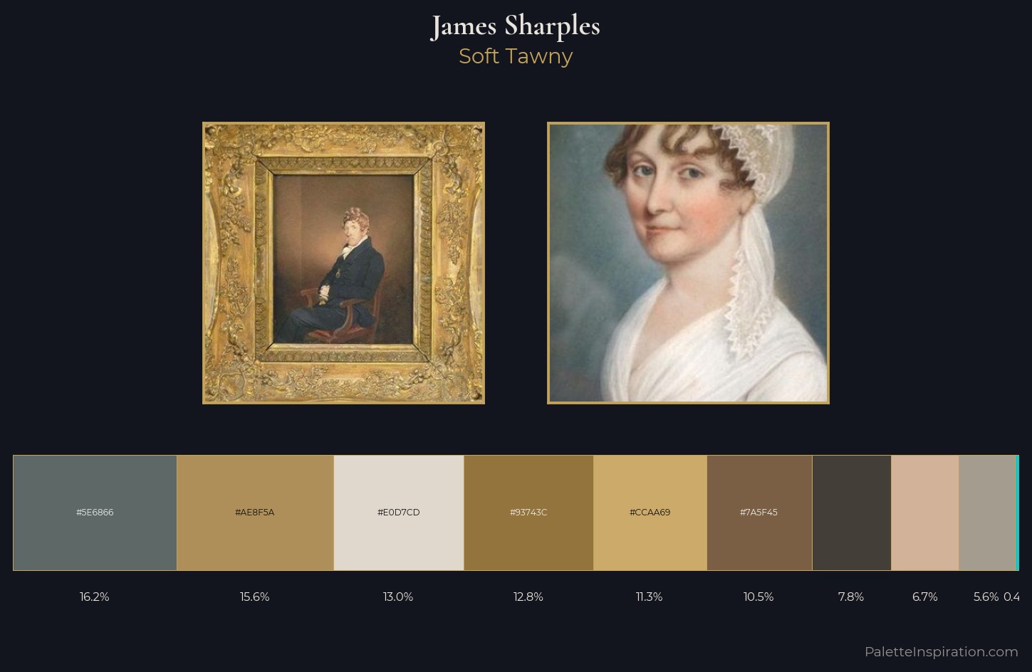 James Sharples Palette 1 — Soft Tawny
