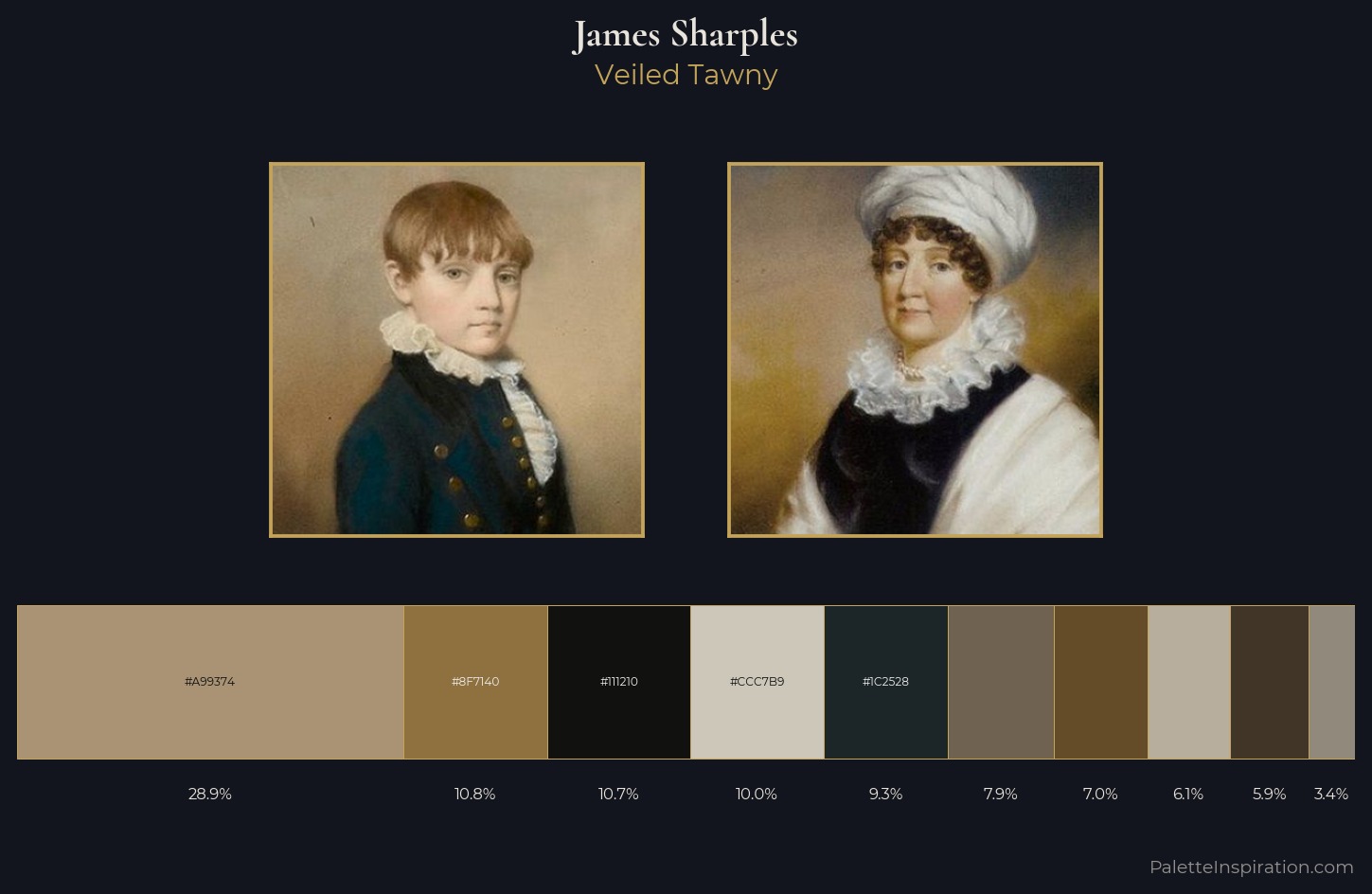 James Sharples Palette 5 — Veiled Tawny