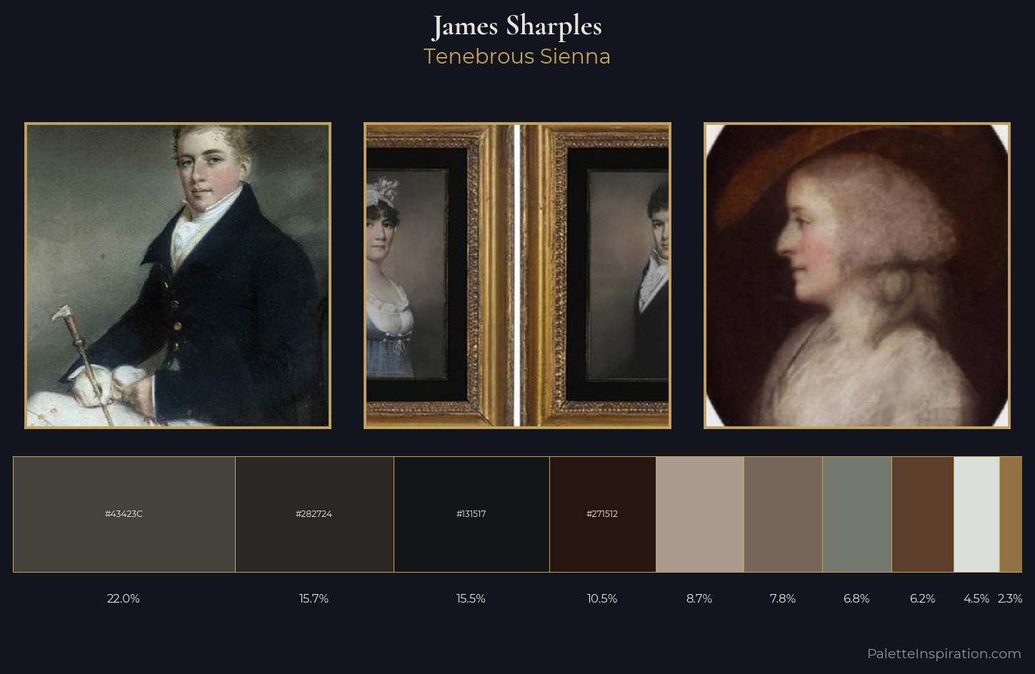 James Sharples Palette 7 — Tenebrous Sienna