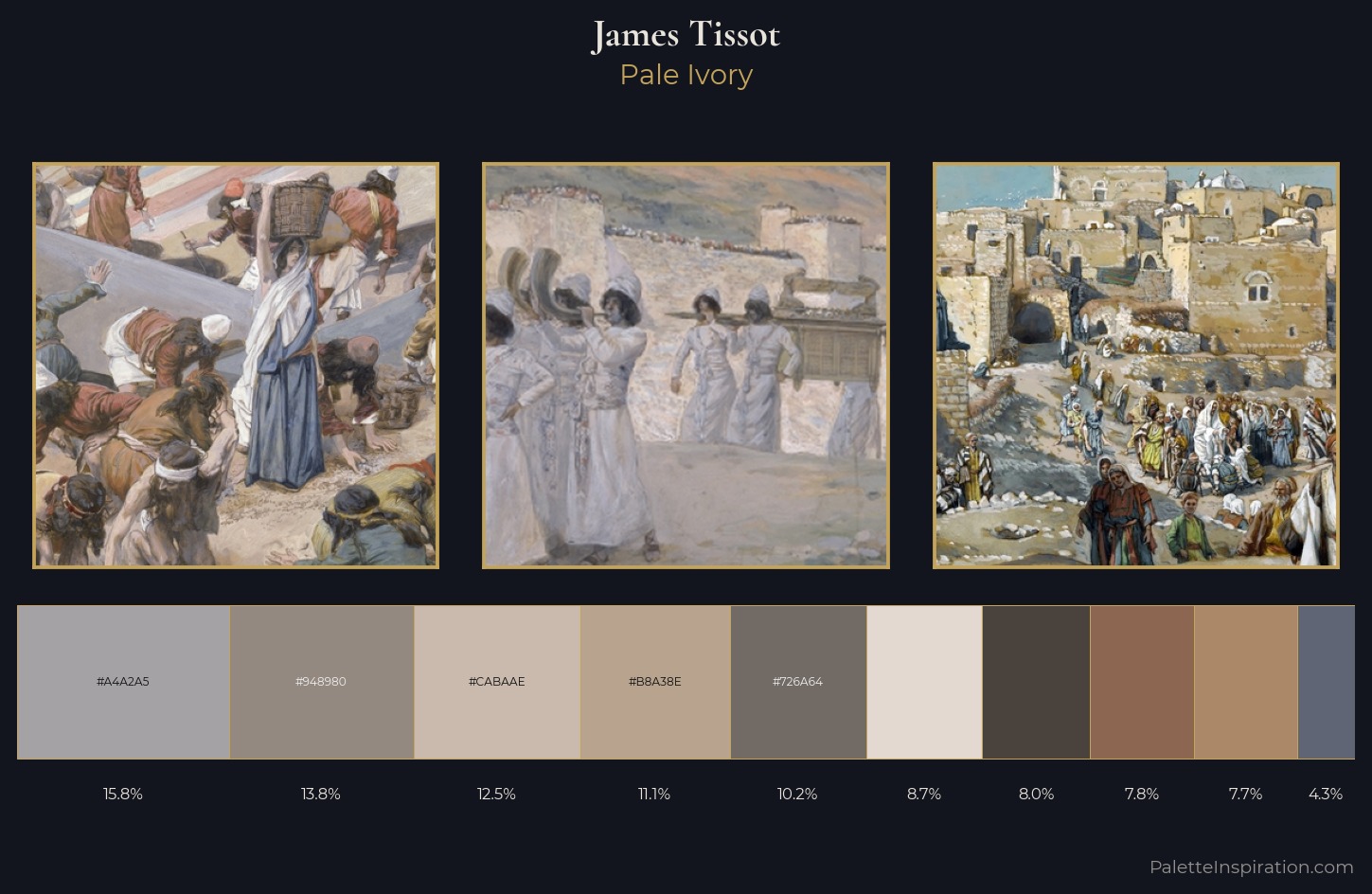 James Tissot Palette 2 — Pale Ivory